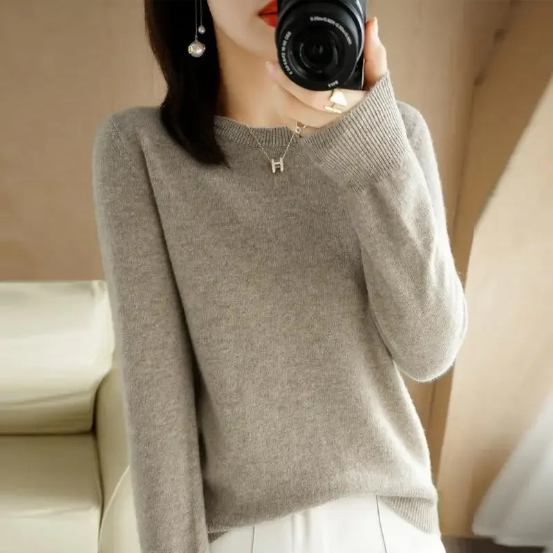 Stylish O-Neck Womens Sweater