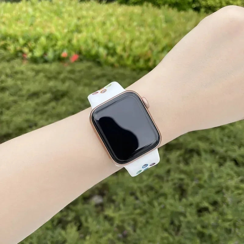 Silicone Sport Straps for Apple Watches