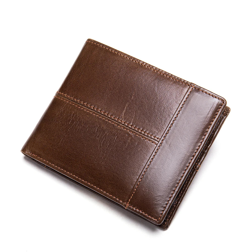 Genuine Leather Wallet with Coin Purse & Cardholder