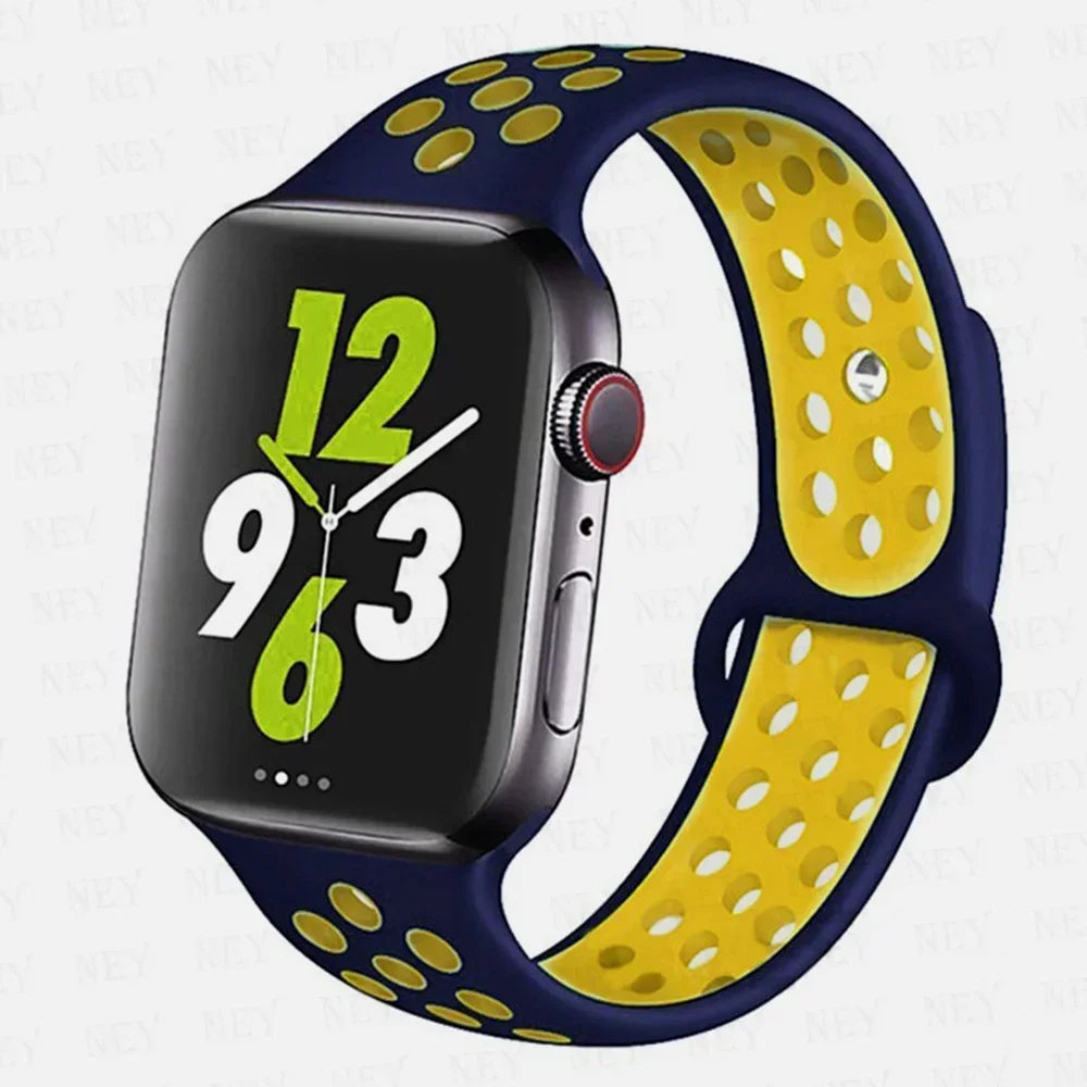 Silicone Sport Straps for Apple Watches