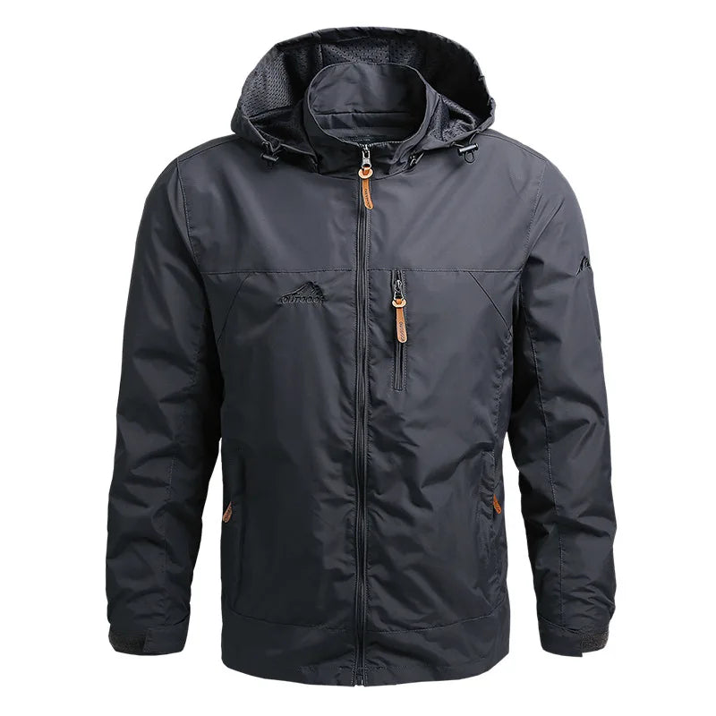 Windbreaker Waterproof Jacket Outdoor Hooded