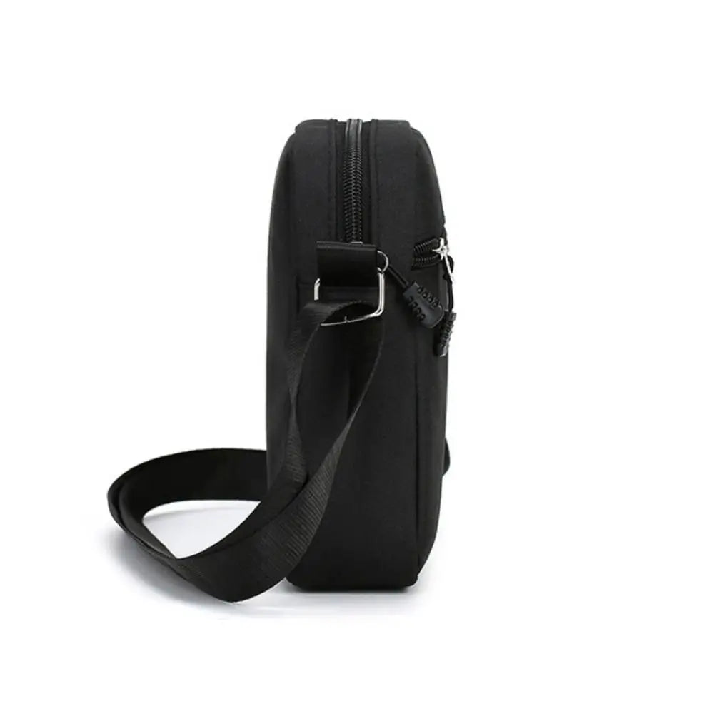 Mini Black Shoulder Bag & Waist Pack for Men