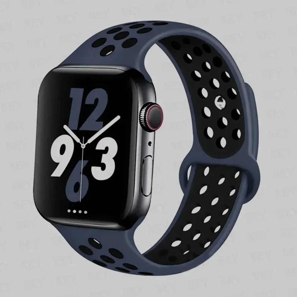 Silicone Sport Straps for Apple Watches