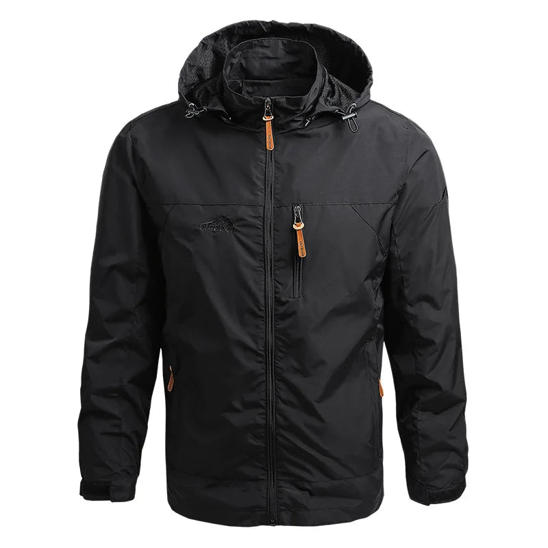 Windbreaker Waterproof Jacket Outdoor Hooded