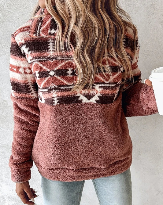 Casual Chic Teddy Sweatshirt