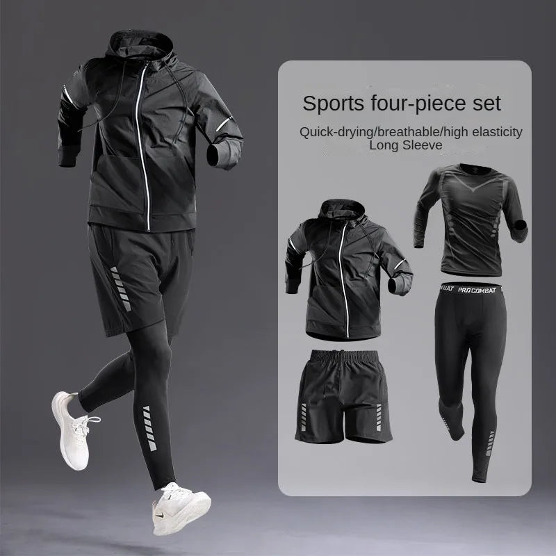 All-Season Mens Sportswear Set/Suit 5 Piece