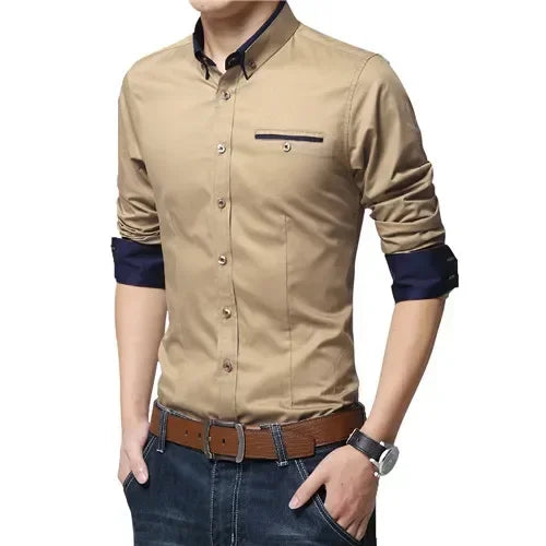 Newest Cotton Mens Smart Shirt 2024