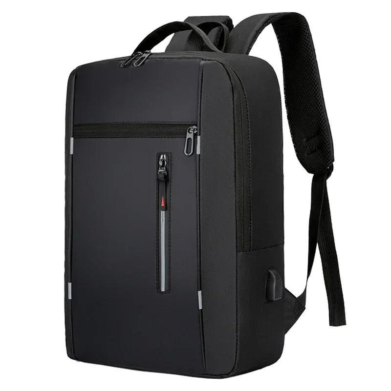 Waterproof Business Backpack for Men, 15.6" Laptop, USB, Large Capacity