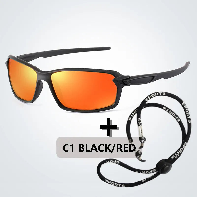 Men's Polarized Square Sunglasses UV400 for Driving & Sports