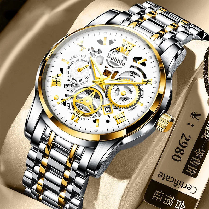 Trendy Luxury Quartz Waterproof Wristwatch