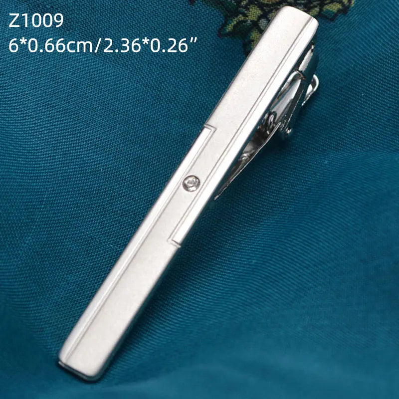 Tie Clips For Men Necktie Clasp Gentleman Crystal