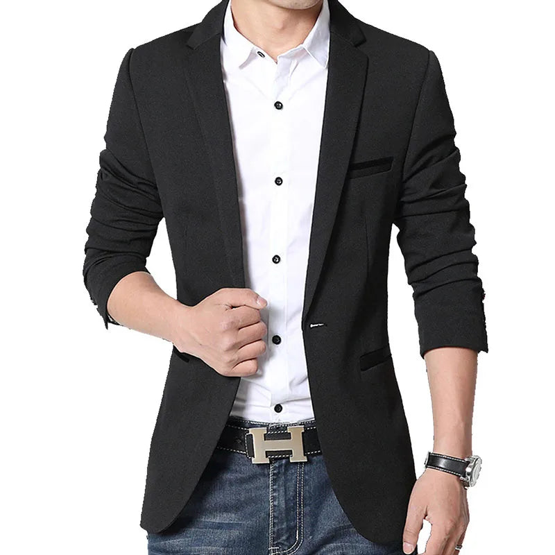 Mens Slim Fit Casual Blazers