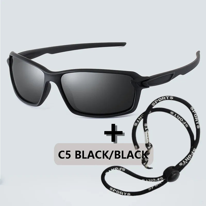 Men's Polarized Square Sunglasses UV400 for Driving & Sports