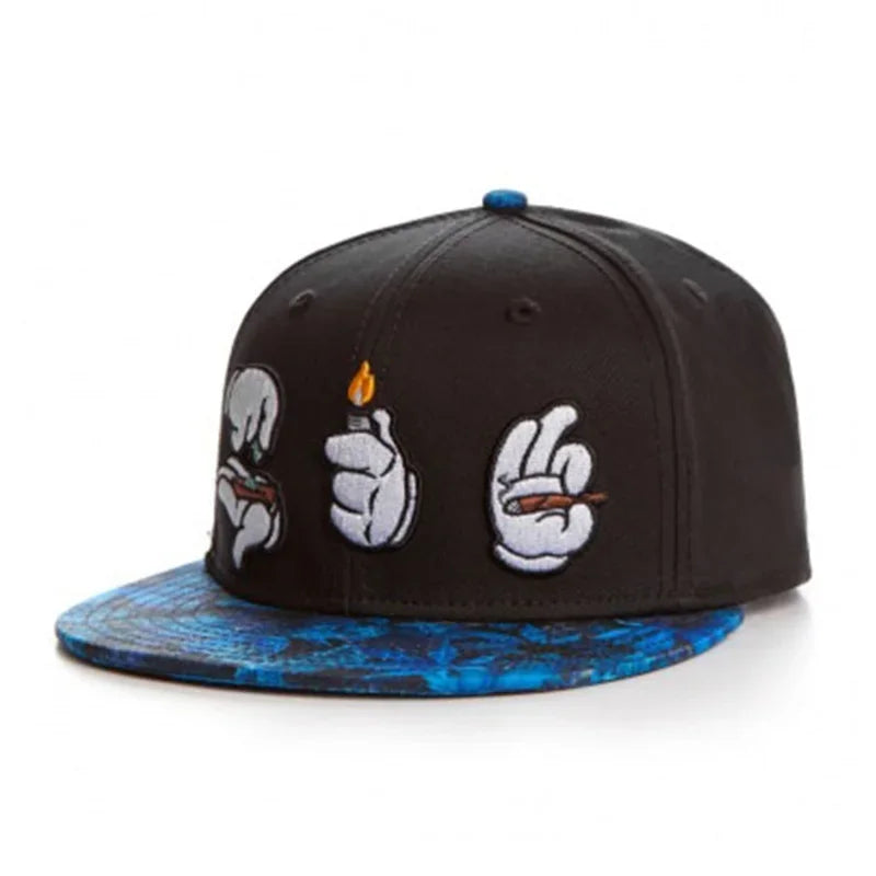 Brand Cookie Embroidery Snap back Hat