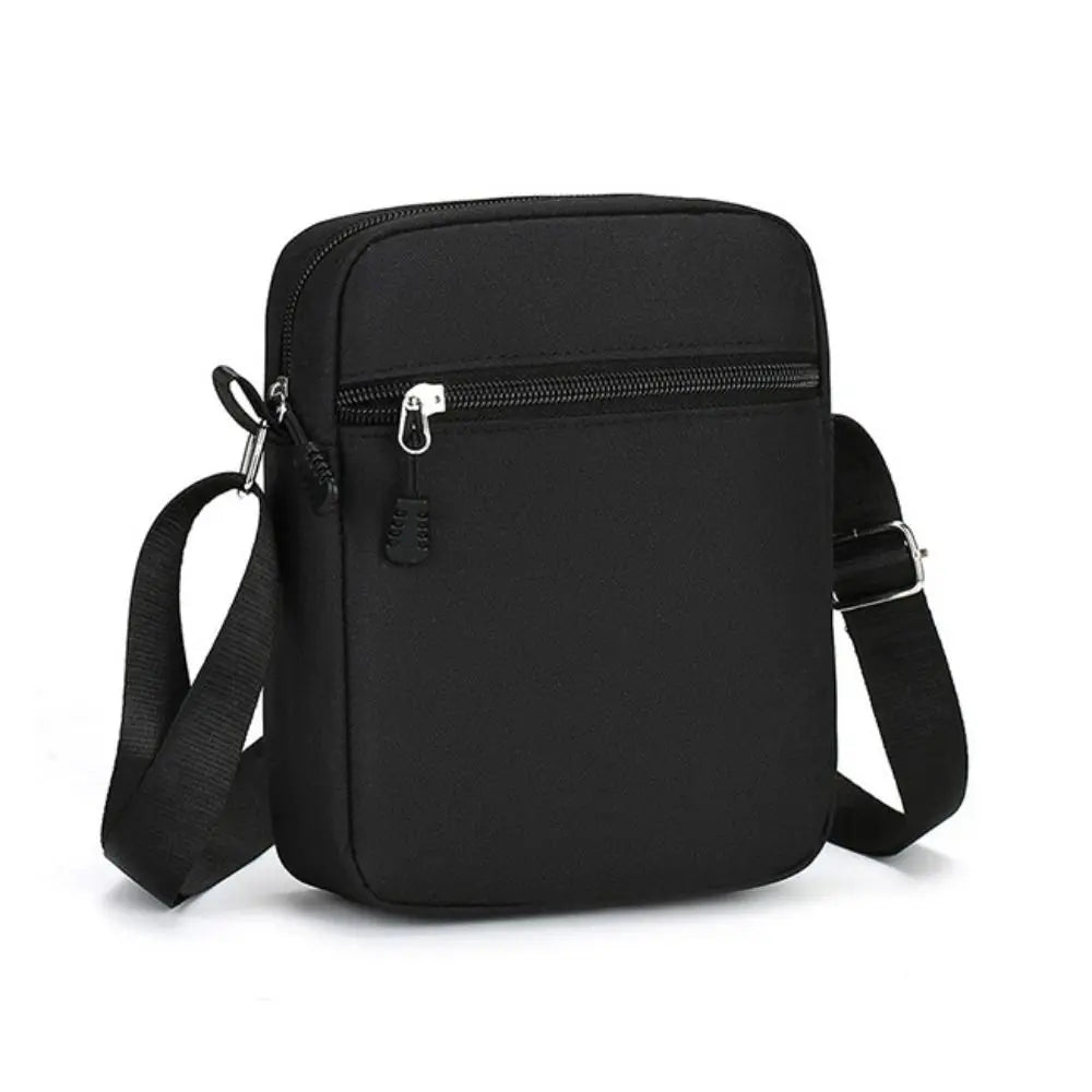 Mini Black Shoulder Bag & Waist Pack for Men