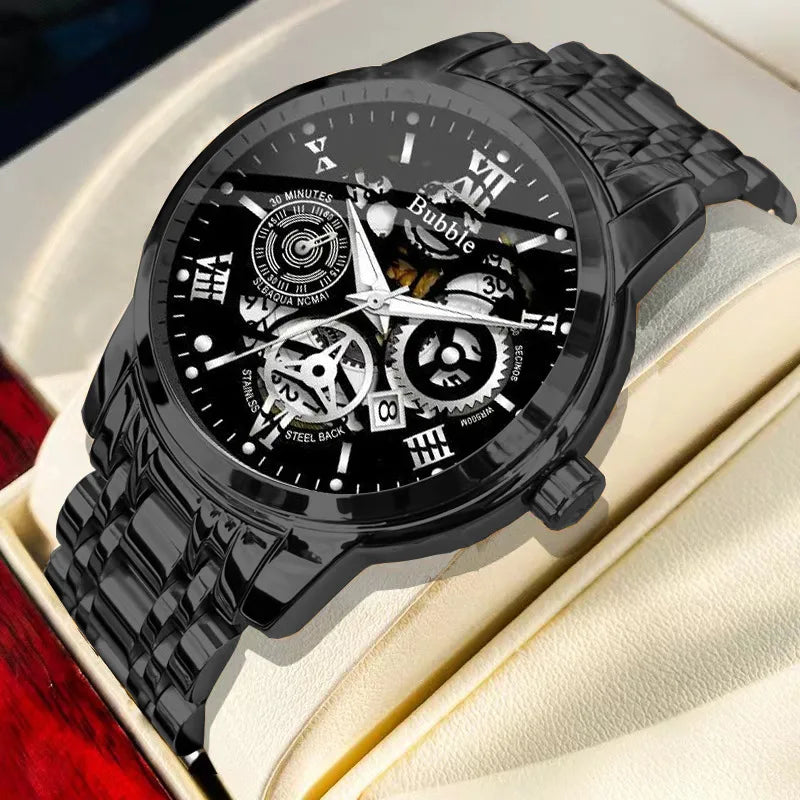 Trendy Luxury Quartz Waterproof Wristwatch