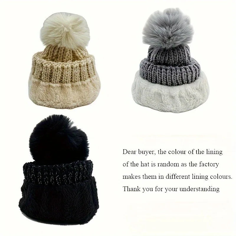 2 Piece Winter Knit Hat & Scarf Set