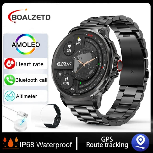 Ultra HD GPS Smartwatch with Bluetooth & 710mAh Battery For Huawei & Xiaomi