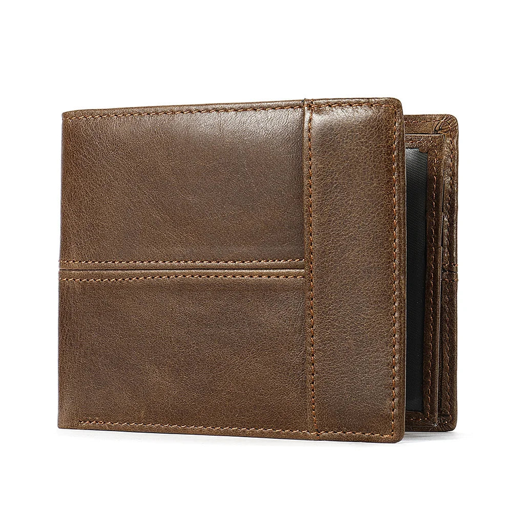 Genuine Leather Wallet with Coin Purse & Cardholder