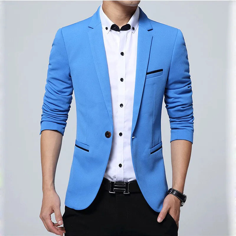 Mens Slim Fit Casual Blazers