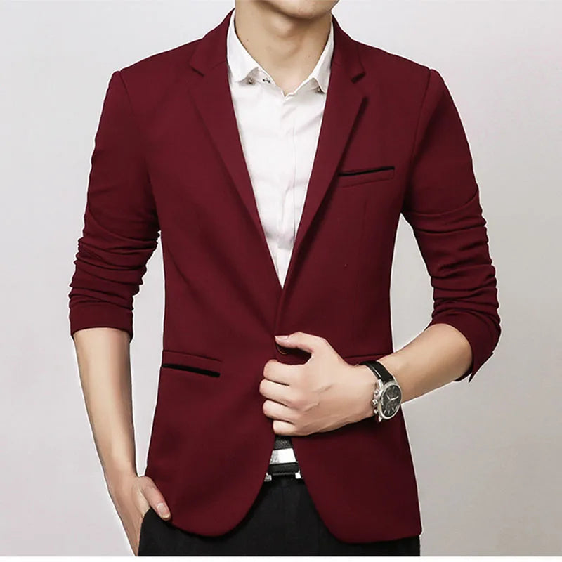 Mens Slim Fit Casual Blazers