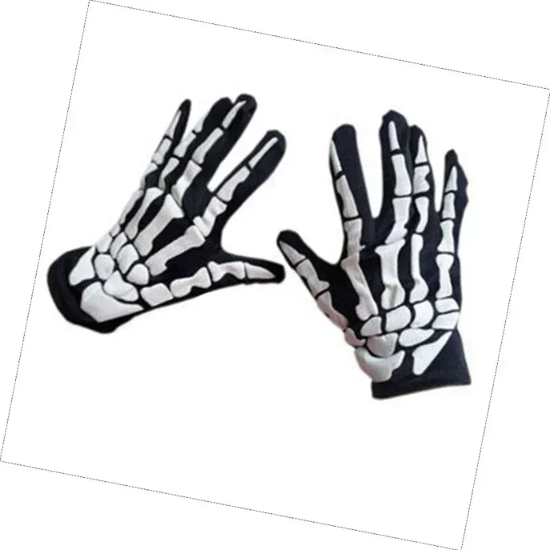 Mens Skull Claw Gloves