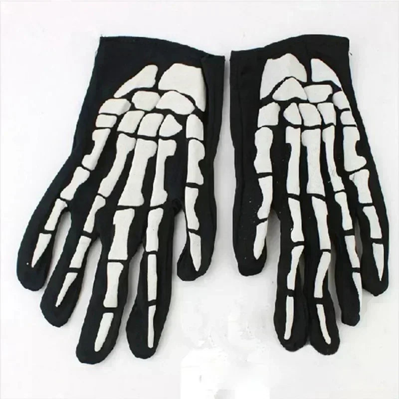 Mens Skull Claw Gloves