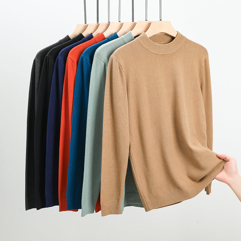 Half Turtleneck Knitwear Sweater Mens