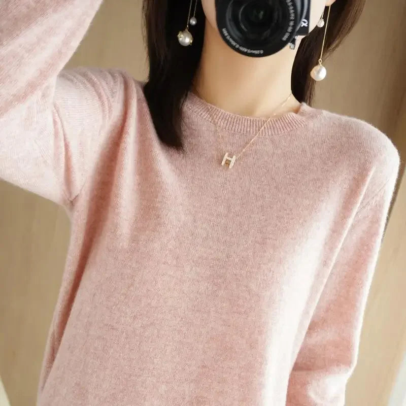 Stylish O-Neck Womens Sweater