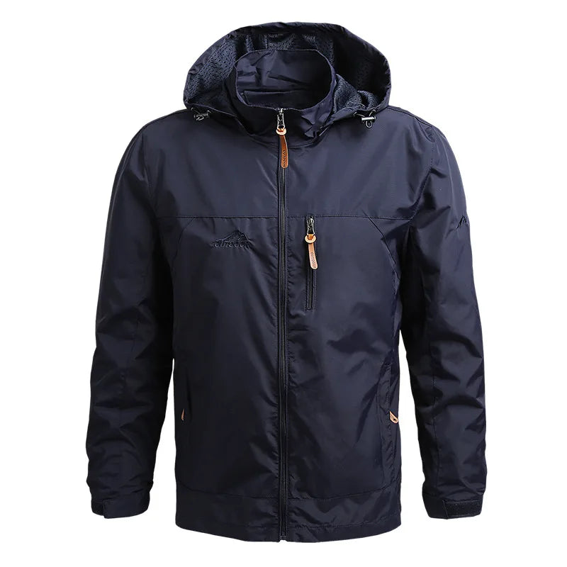 Windbreaker Waterproof Jacket Outdoor Hooded