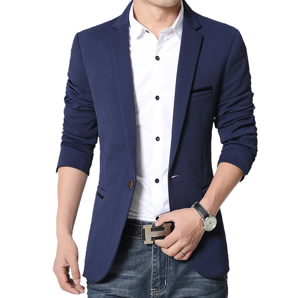 Mens Slim Fit Casual Blazers