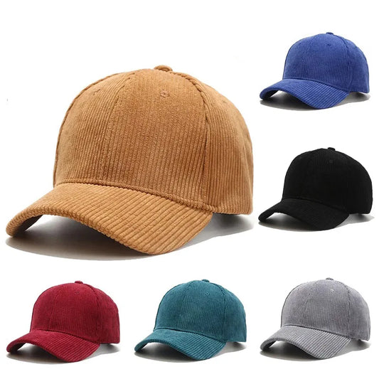 Vintage Corduroy Snap Back Cap