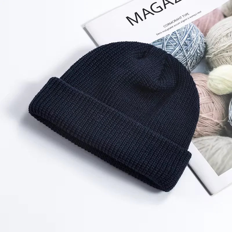 Warm Woollen Hat - Winter Ear Protection & Versatile Knit